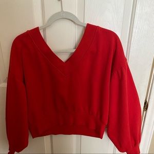 Cropped sweater